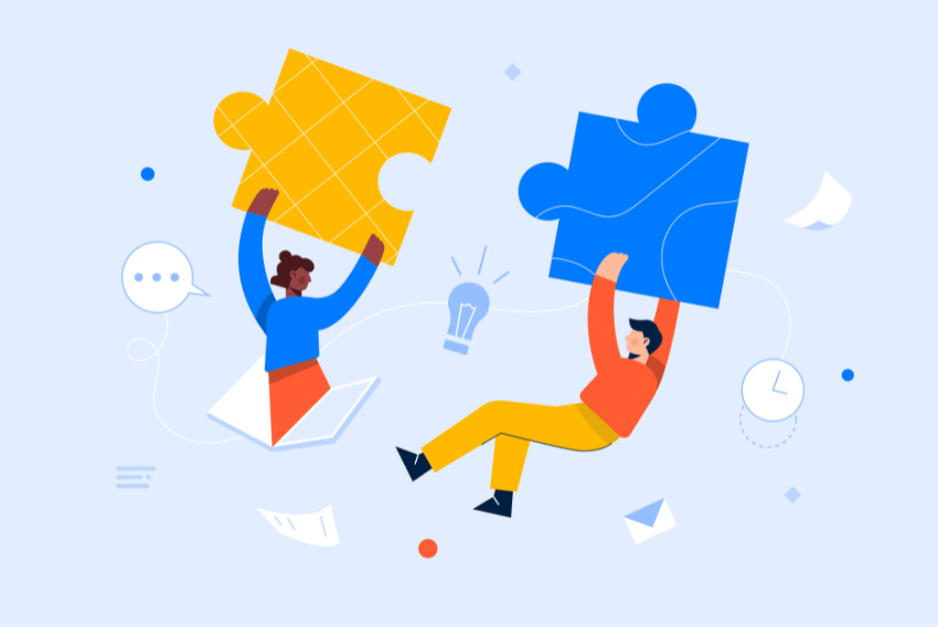 Professional presenting ideas to an online audience, with LinkedIn icons and a rising graph symbolizing how to be a LinkedIn thought leader and influence.
