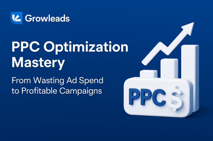 A visual representation of PPC optimization showing the transition from high ad spend and low ROI to streamlined, profitable ad campaigns.