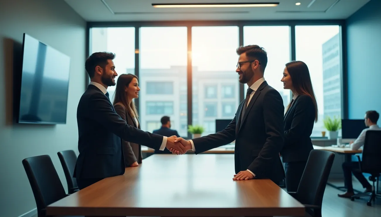 Professional graphic illustrating the advantages of B2B outsourced sales in 2025. Includes icons of expert teams, growth arrows, and collaboration to emphasize efficiency, scalability, and smarter sales strategies.
