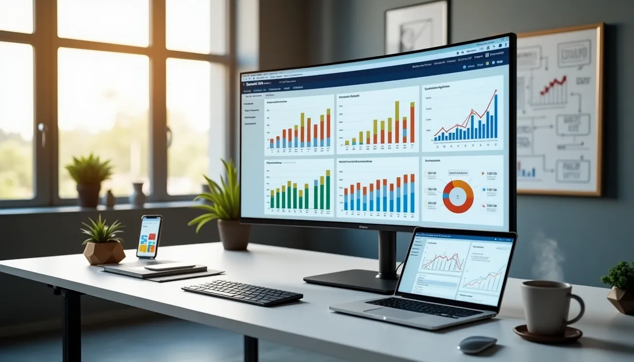 A clean and modern graphic showcasing key B2B SaaS marketing strategies for 2025, including content marketing, paid ads, and customer retention tactics, with upward trend arrows symbolizing growth.