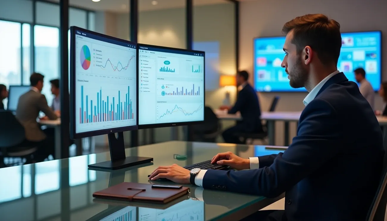 Visual guide showcasing 10 effective ways to optimize your sales management software strategy, covering automation, CRM integration, analytics, and user training.