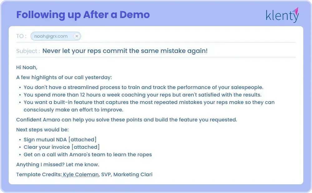 Email templates displayed as sales follow up email examples for B2B outreach