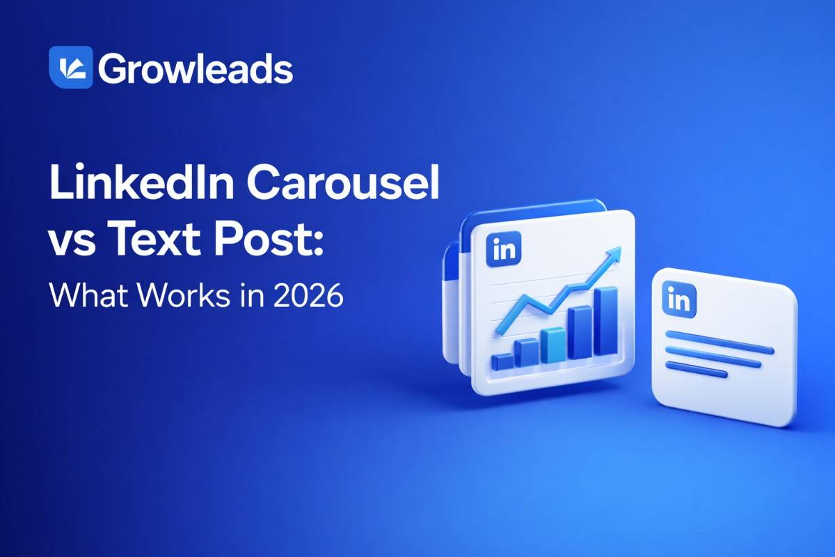 LinkedIn Carousel vs Text Post: What Works in 2026