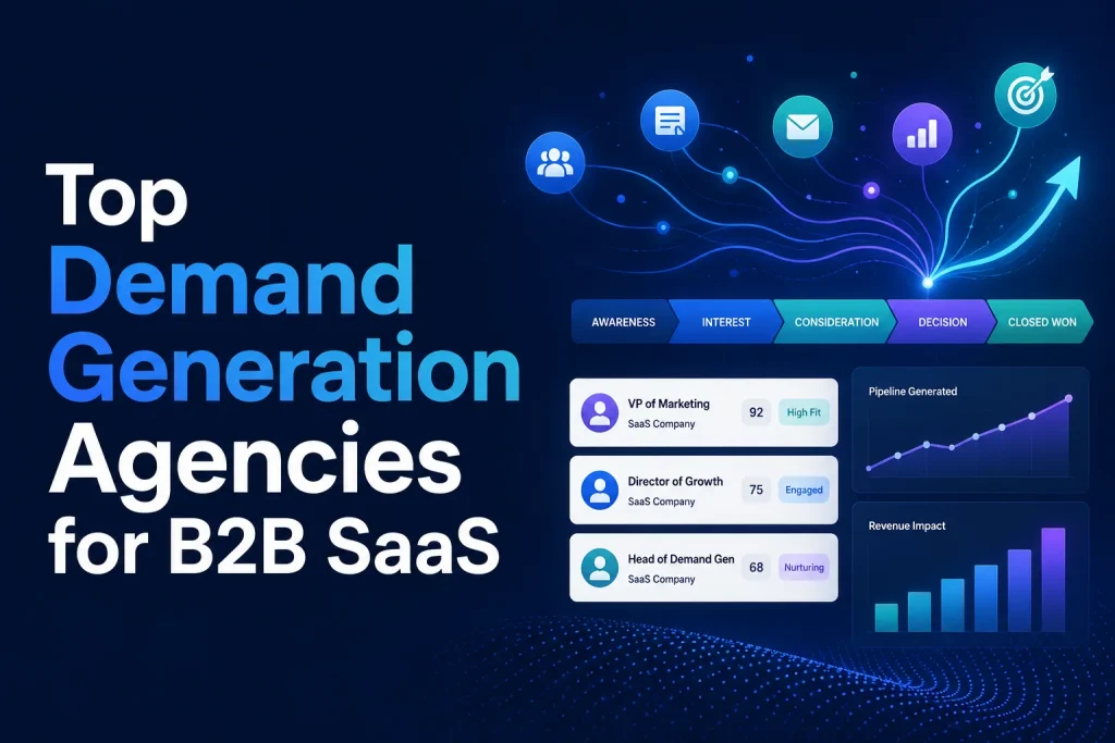 Compare the top demand generation agencies for B2B SaaS in 2026, including Growleads, and learn how to choose a partner that builds qualified pipeline.