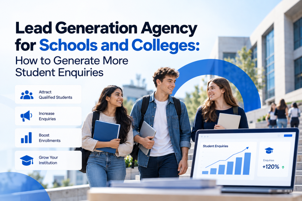 Current image: Lead Generation Agency for Schools and Colleges
