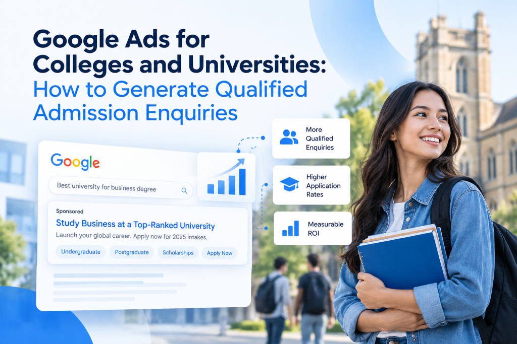 Current image: Google Ads for colleges and universities
